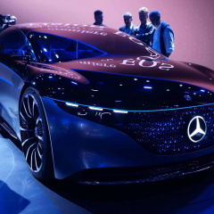 Mercedes EQS Vision - предшественник электрического S-класса