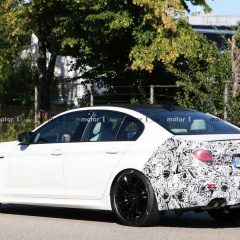 Новый BMW M5 Facelift практически без маскировки