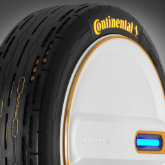 Шины Continental Tire могут регулировать давление на ходу