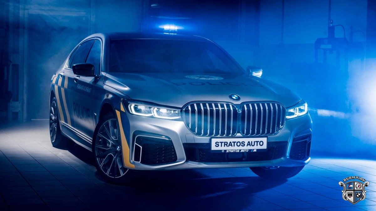 BMW 745Le xDrive поступил на службу в полицию