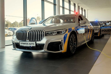 BMW 745Le xDrive поступил на службу в полицию BMW 7 серия G11-G12