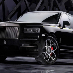 Представлен впечатляющий внедорожник Rolls-Royce Cullinan в отделке Black Badge