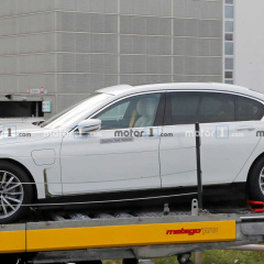 Электрическая версия BMW i7 практически без камуфляжа