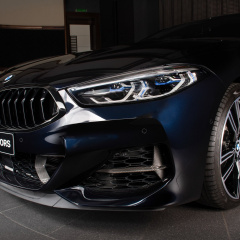 BMW M850i xDrive Gran Coupe представлен в цвете черный металлик Carbon Black