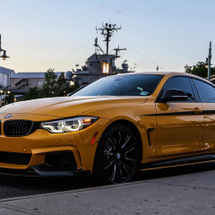 BMW 4-й серии Gran Coupé в цвете Speed Yellow