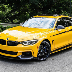 BMW 4-й серии Gran Coupé в цвете Speed Yellow