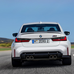 BMW M3 2021 – новый дизайн передней и задней части кузова G80