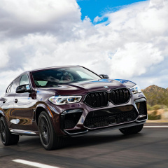 BMW X6 M 2020 года в цвете Ametrine Metallic