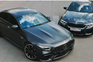 BMW М5 F90 с 840 л.с. против Mercedes-AMG GT63 с 940 л.с.