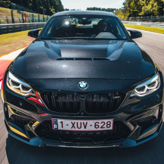 Эксклюзивные изображения нового BMW M2 CS в черном сапфировом цвете