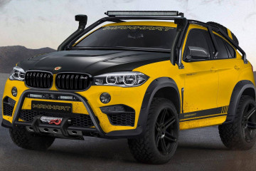 BMW X6 M в тюнинг-ателье Manhart превратили в настоящий вездеход с 888 л.с. BMW M серия Все BMW M