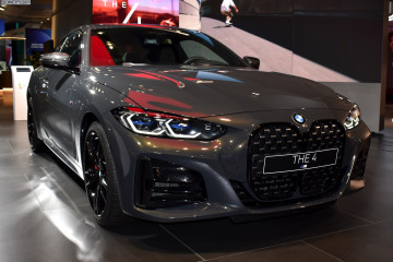 Новый BMW M440i Coupе G22 в цвете Dravite Grey metallic, с пакетом экстерьера M Carbon