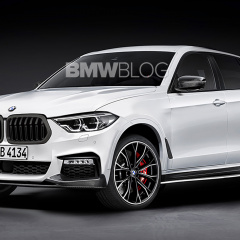 Прототип BMW X8 M/ХМ впервые замечен на испытаниях