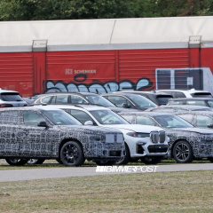 Прототип BMW X8 M/ХМ впервые замечен на испытаниях
