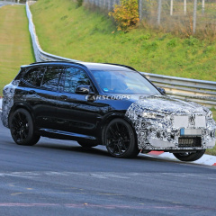 BMW X3 M Competition LCI завершил испытания на Нюрбургринге