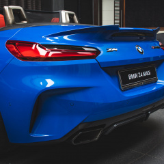 BMW Z4 M40i в синем цвете Misano с тюнинговым пакетом от ателье AC Schnitzer