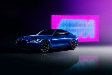 BMW M4 Competition 2021 в цвете San Marino Blue BMW 4 серия G82