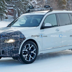 Обновленный BMW X7 предстал на новых шпионских фото