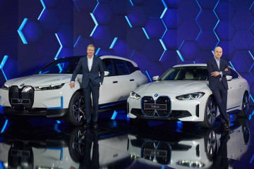 BMW i4 2022 года: 523 лошадиных силы и 483 километра запаса хода BMW BMW i Все BMW i