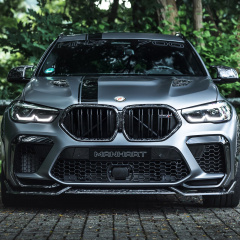 Manhart MHX6 700 WB - широкофюзеляжная версия BMW X6 M с характерным видом кованого карбона