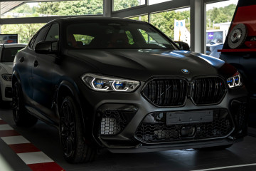 BMW X6 M Competition (F96) с индивидуальным лакокрасочным покрытием цвета Frozen Black BMW M серия Все BMW M