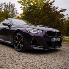 Представлен ВMW M240i Coupe 2022 в новом цвете Thundernight Metallic