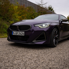 Представлен ВMW M240i Coupe 2022 в новом цвете Thundernight Metallic