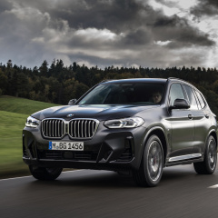BMW X3 G01 LCI M Sport 2021 в цвете Frozen Dark Grey