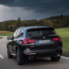 BMW X3 G01 LCI M Sport 2021 в цвете Frozen Dark Grey