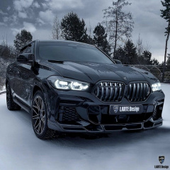 BMW X6 G06 от LARTE Design получил многоуровневые выхлопные трубы и карбоновый пакет