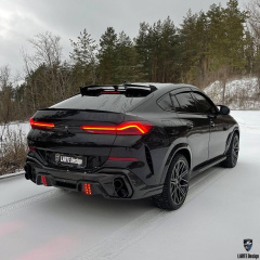 BMW X6 G06 от LARTE Design получил многоуровневые выхлопные трубы и карбоновый пакет