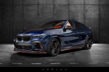 BMW X6 M с салоном цвета Lamborghini Orange от Carlex Design BMW M серия Все BMW M