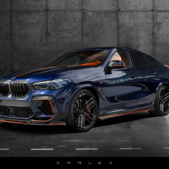 BMW X6 M с салоном цвета Lamborghini Orange от Carlex Design