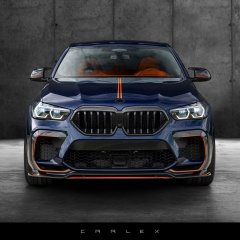 BMW X6 M с салоном цвета Lamborghini Orange от Carlex Design