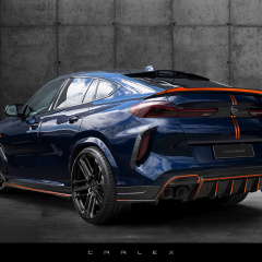 BMW X6 M с салоном цвета Lamborghini Orange от Carlex Design