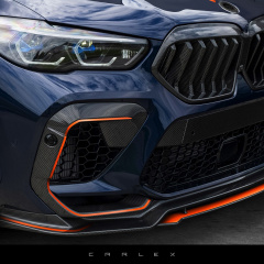 BMW X6 M с салоном цвета Lamborghini Orange от Carlex Design