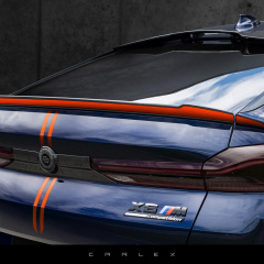 BMW X6 M с салоном цвета Lamborghini Orange от Carlex Design