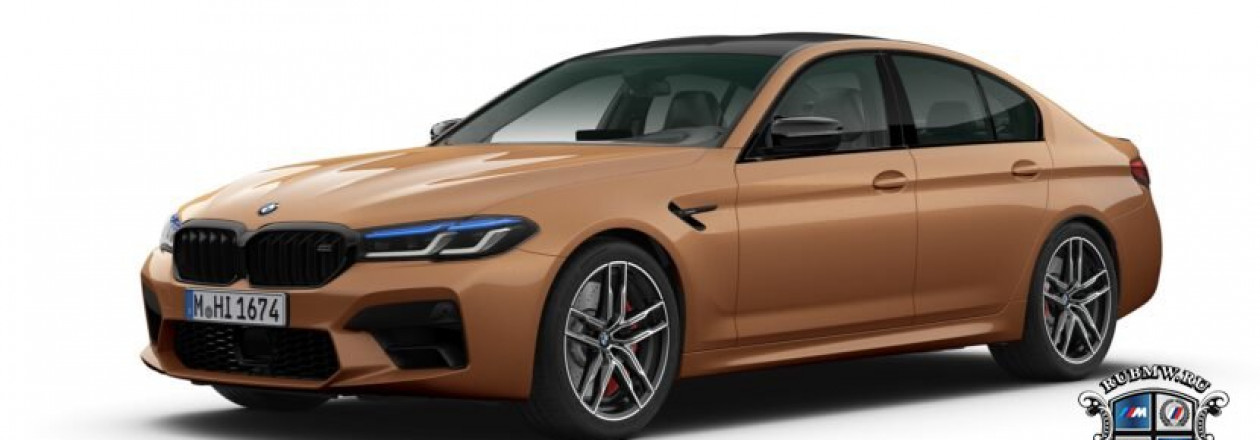 BMW M5 LCI 2022 года цвета Zanzibar