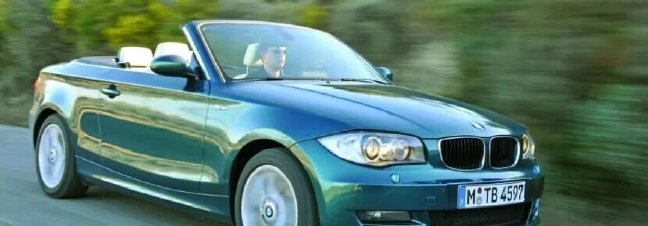 Кабриолет BMW 1 серии с новым V8 выходит на автобан Кабриолет BMW 1 серии с новым V8 выходит на автобан
