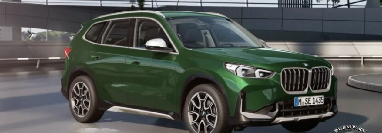 2023 BMW X1 XLine в цвете Sanremo Green 2023 BMW X1 XLine в цвете Sanremo Green