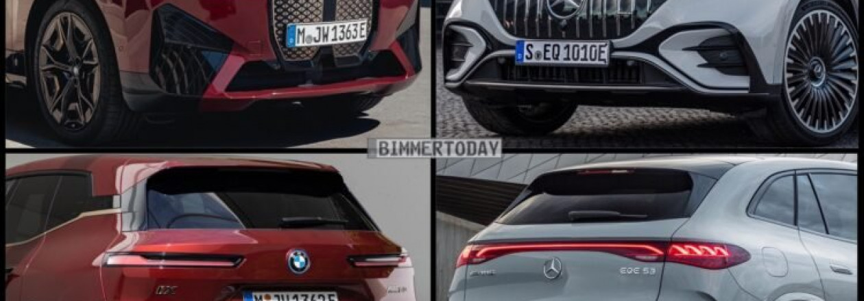 Внедорожники Mercedes-AMG EQE и BMW iX M60