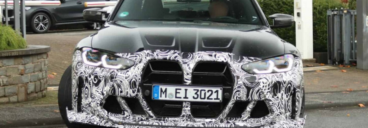 2023 BMW M3 CS замечен недалеко от Нюрбургринга