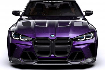 В Vorsteiner изменили дизайн решетки радиатора BMW M3/M4 серии GTS-V BMW 3 серия G80