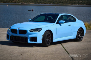 BMW M2 Zandvoort Blue с ковшеобразными сидениями M Carbon на презентации в Австрии BMW M серия Все BMW M