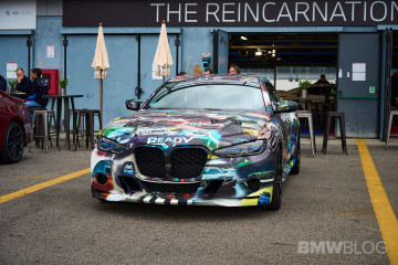 Прототипы BMW 3.0 CSL с камуфляжем в ретро-стиле представлены в Монце