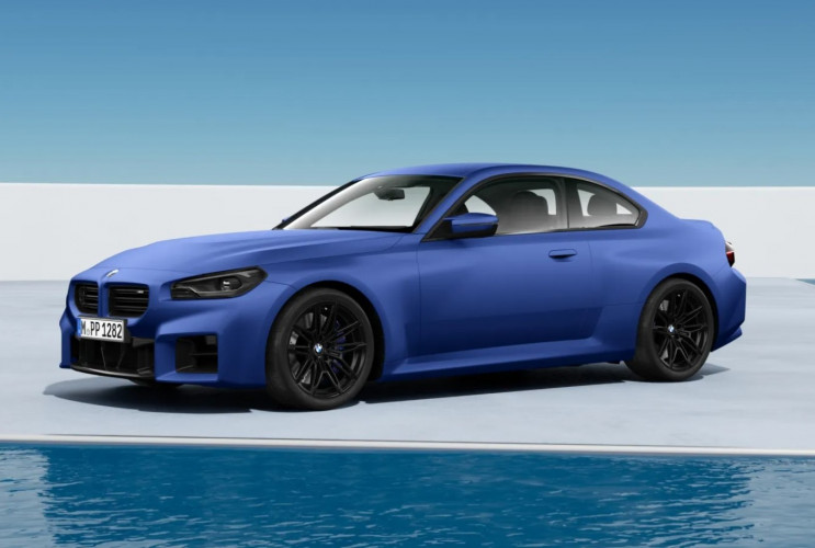 Впервые представлены новые цвета для BMW M2 2023: Frozen Pure Grey и Frozen Portimao Blue BMW 2 серия G87