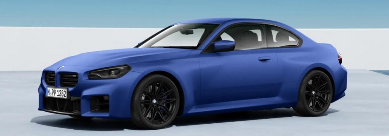 Впервые представлены новые цвета для BMW M2 2023: Frozen Pure Grey и Frozen Portimao Blue Впервые представлены новые цвета для BMW M2 2023: Frozen Pure Grey и Frozen Portimao Blue