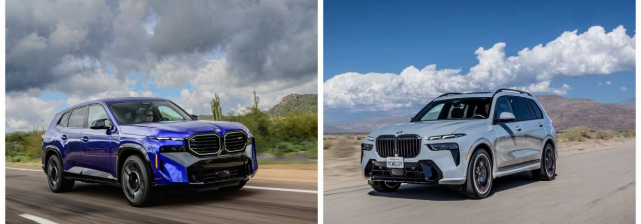 BMW XM против BMW X7 - Какой больше? BMW XM против BMW X7 - Какой больше?
