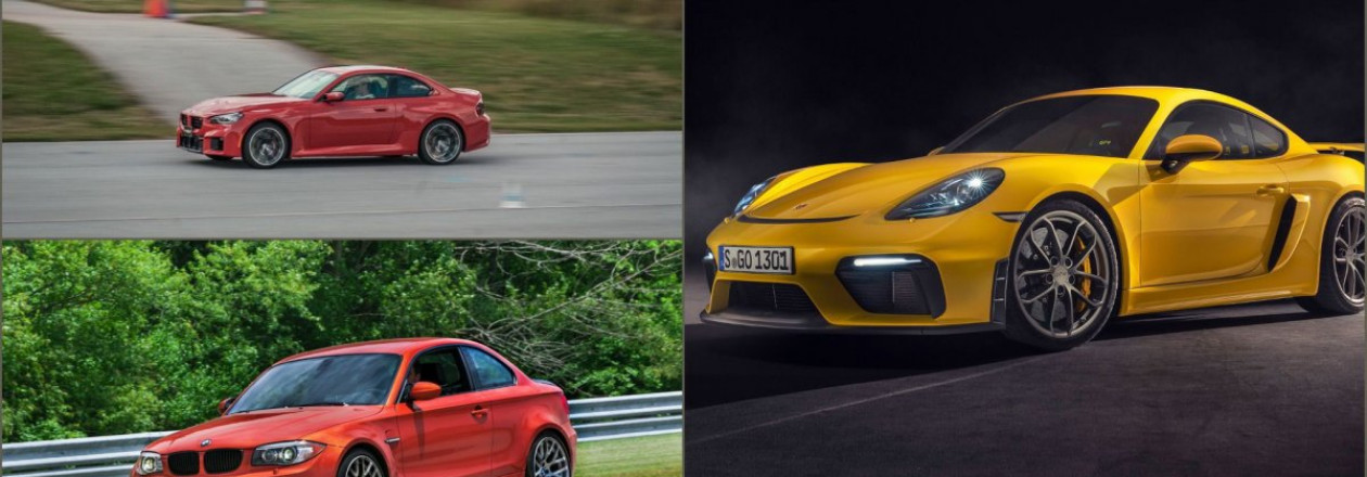 Top Gear сравнивает BMW M2 2023 с Porsche Cayman GT4 и BMW 1М Top Gear сравнивает BMW M2 2023 с Porsche Cayman GT4 и BMW 1М