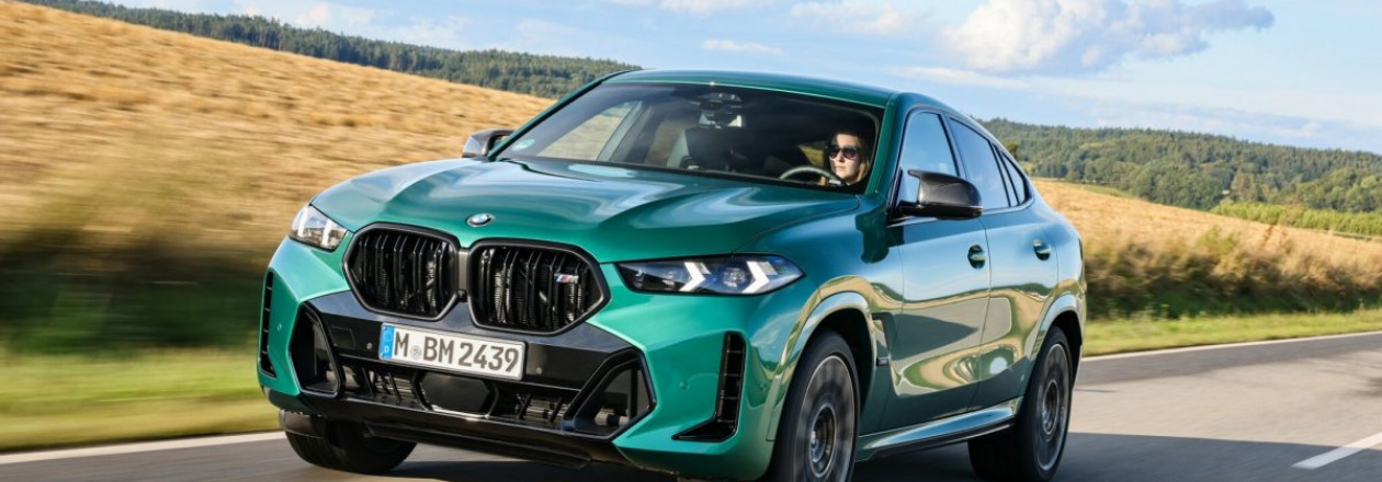 2024 BMW X6 M60i в новой фотосессии